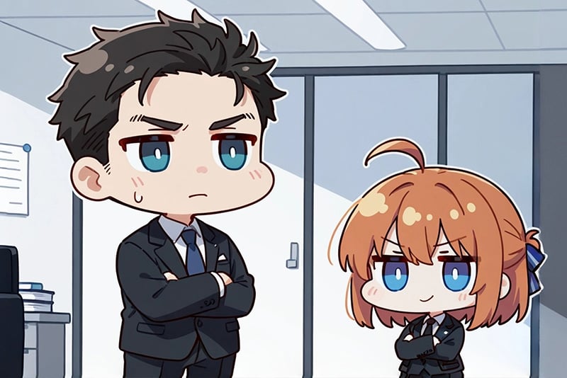 Cross-Armed&nbsp;Chibi&nbsp;Art