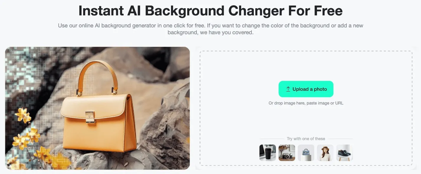 Quickly access insMind’s online background changer tool on desktop or mobile without downloading.