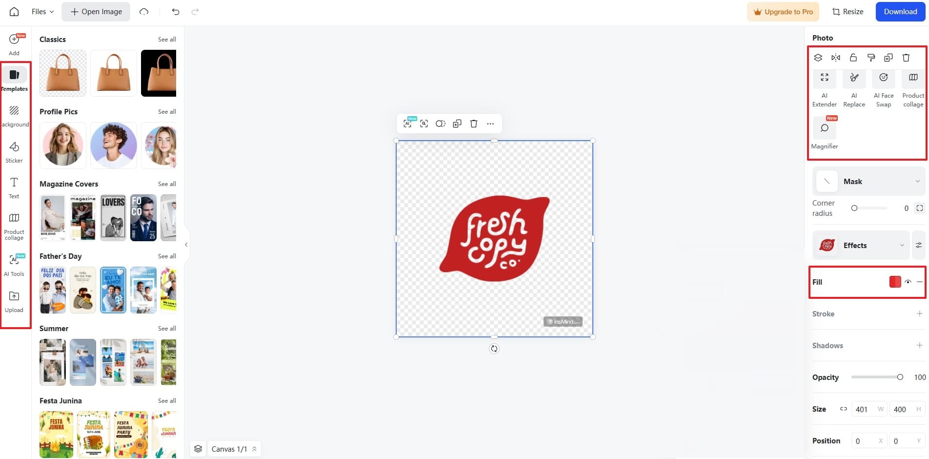  Explore insMind Templates And Other Features
