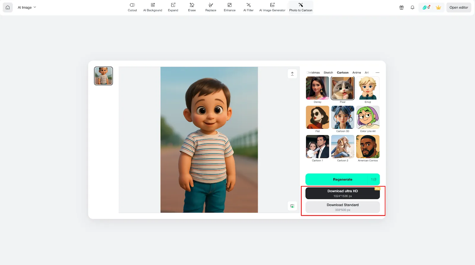 step3: zootopia selfie image generator