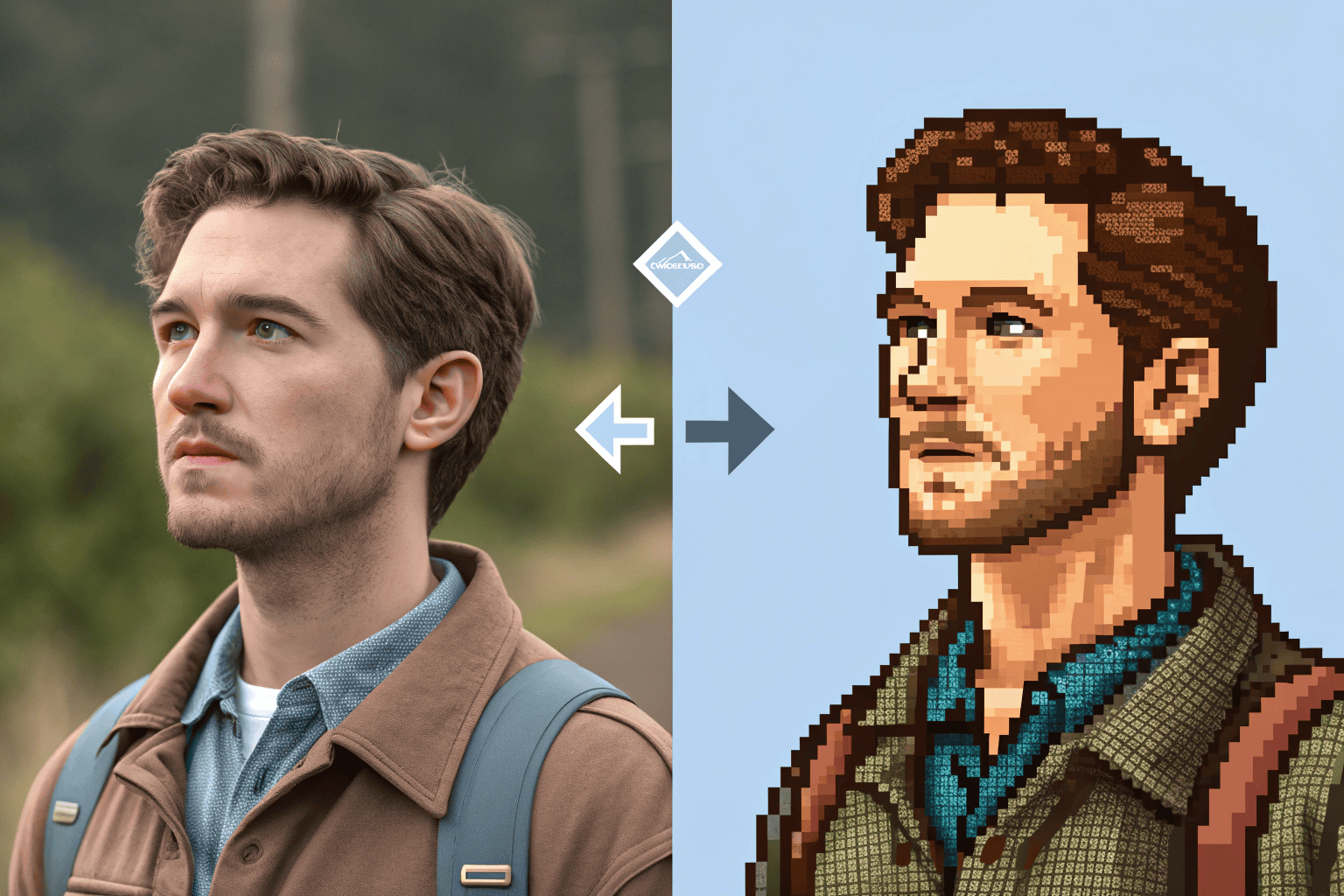 Turn Real Photos into Pixel Sprites for Games