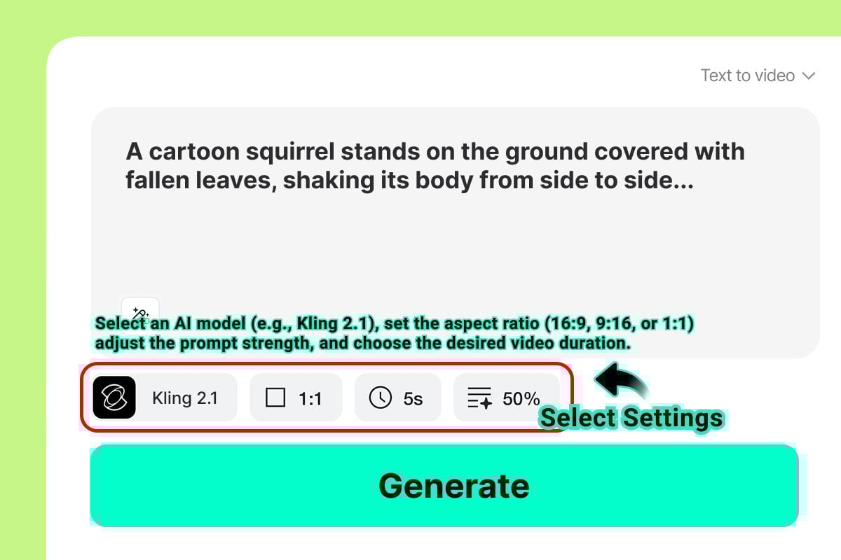 Choose Video Settings
