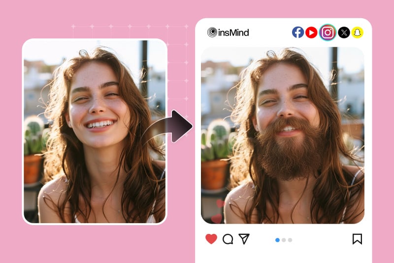 Funny Beard Face Filter Funny Beard Face Filter