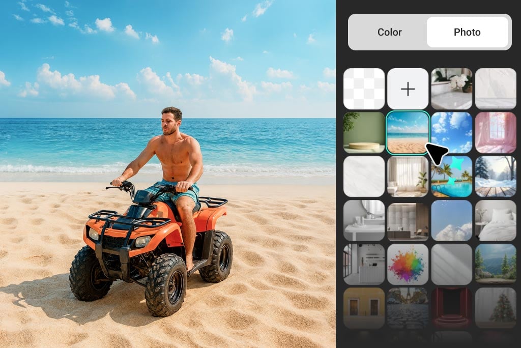 Wide Range of Sky Backgrounds to Choose From
