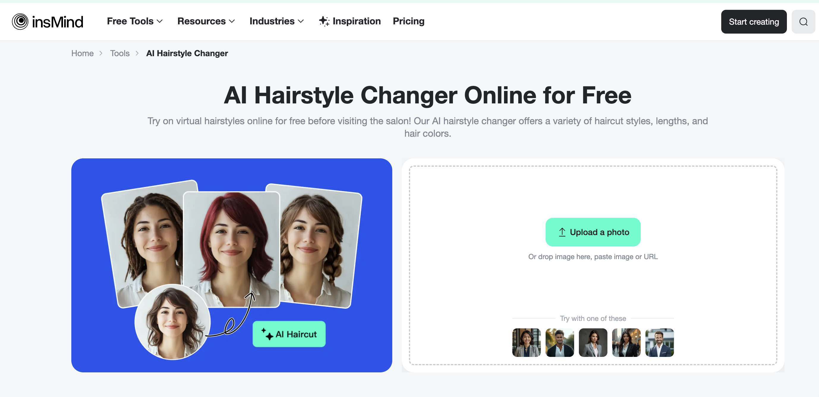 Upload Your Photo for a hairstyle for round face