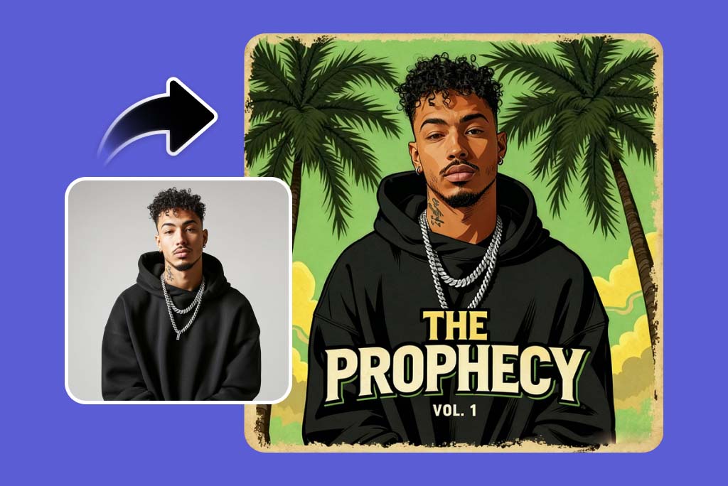 Upload Photos to Craft Personalized AI Album Covers Upload Photos to Craft Personalized AI Album Covers