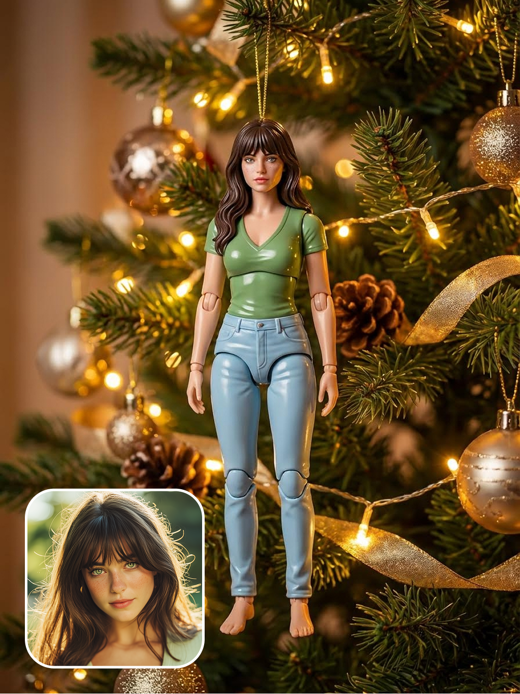 Рождественская подвижная подвеска