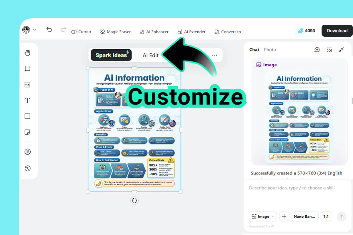 Step 3. Customize the Infographic