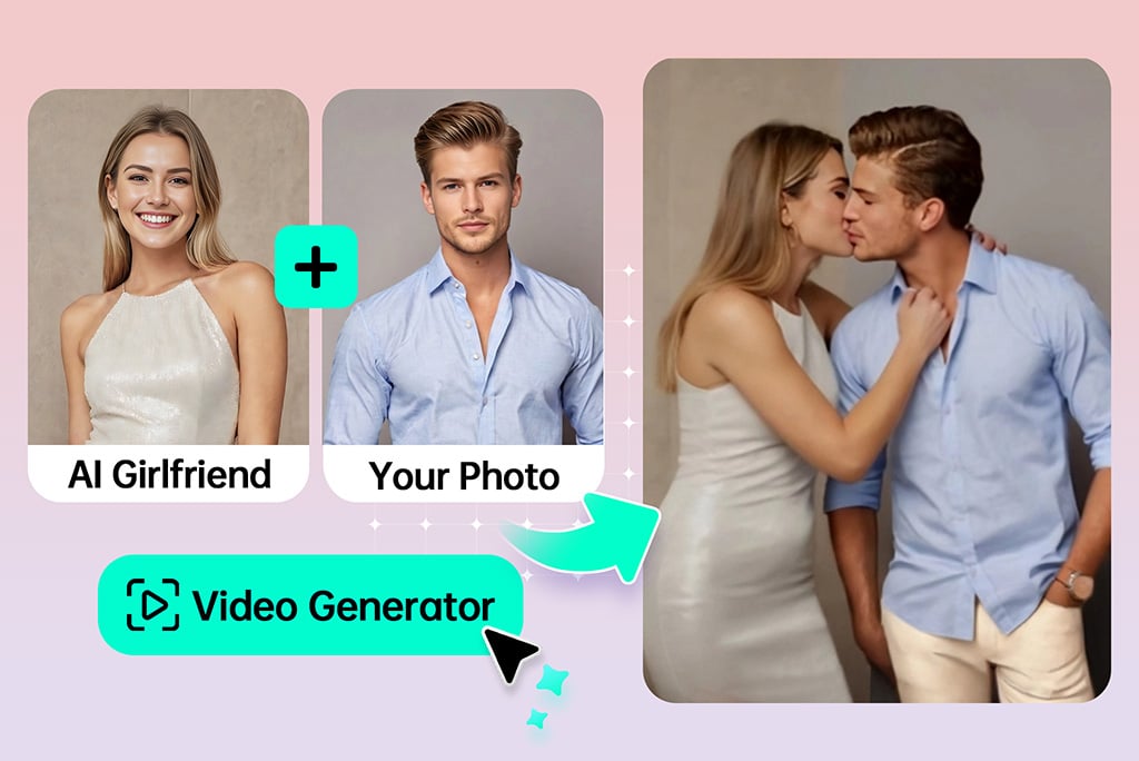 Create Kissing & Hugging Videos with Your AI Girlfriend – Feel the Connection