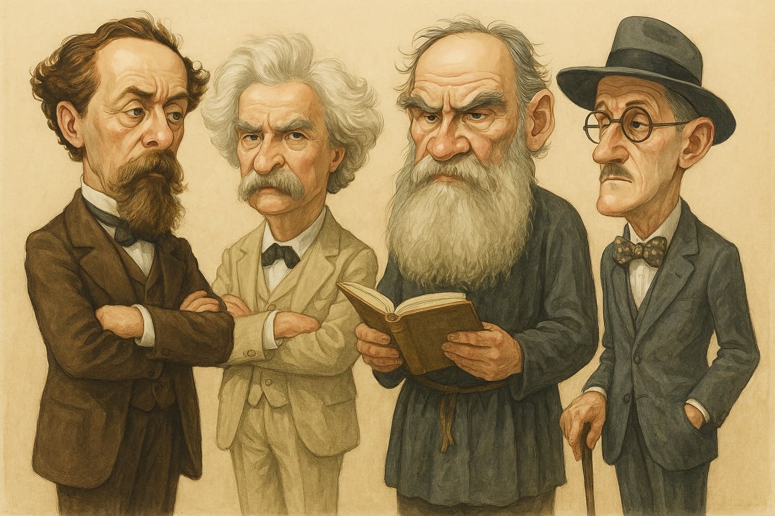 An image of generating literature caricature on insMind