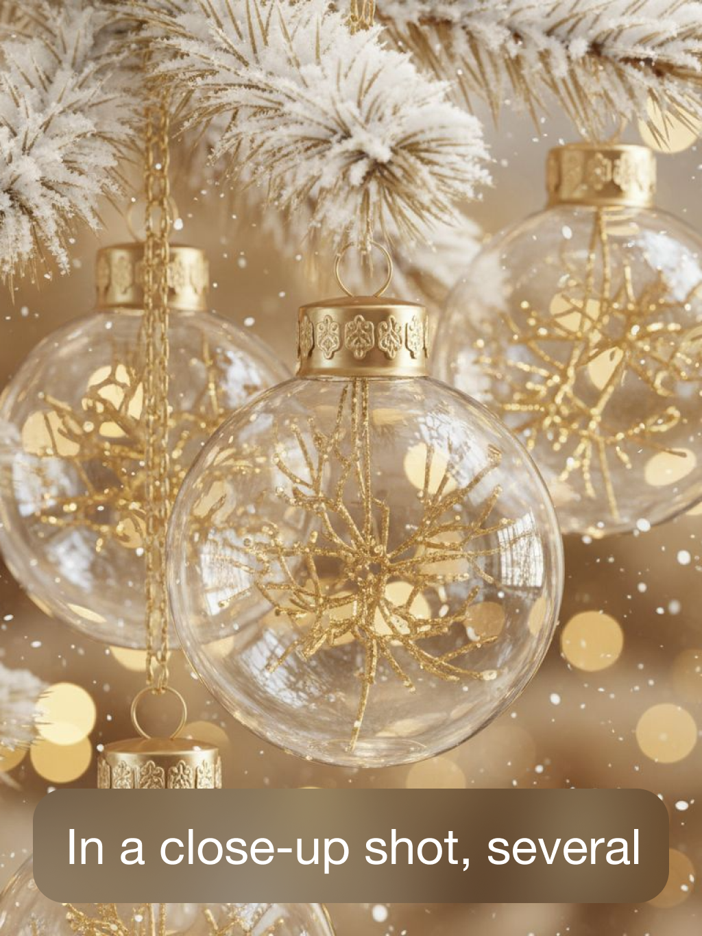 Хрустальный снежок