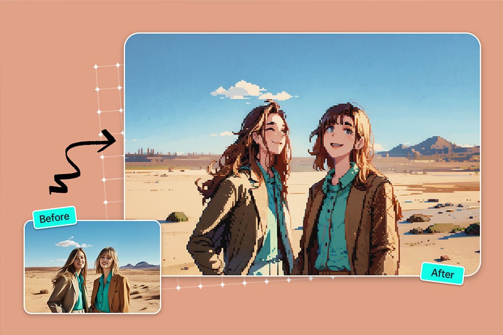 Convert Photos into Trendy Pixel Art