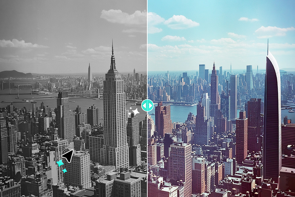 Automatically Colorize Black and White Photos in One Click