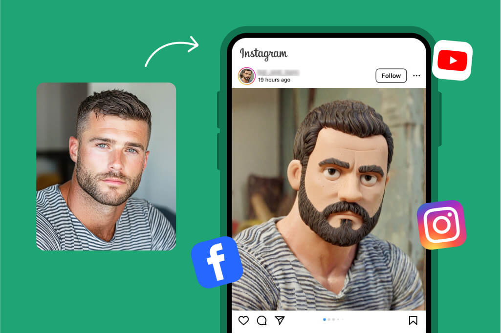 Trend on Social Media with Clay Pictures