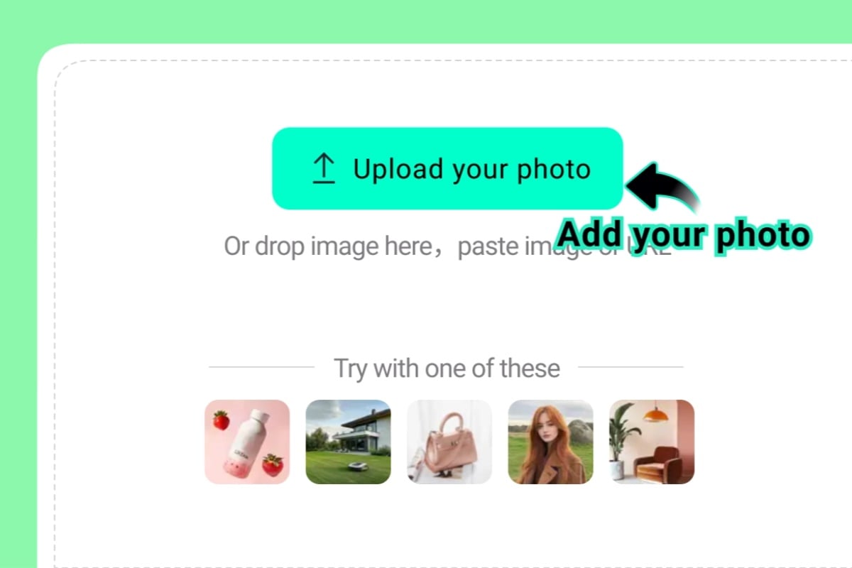 Step 1: Upload your photo