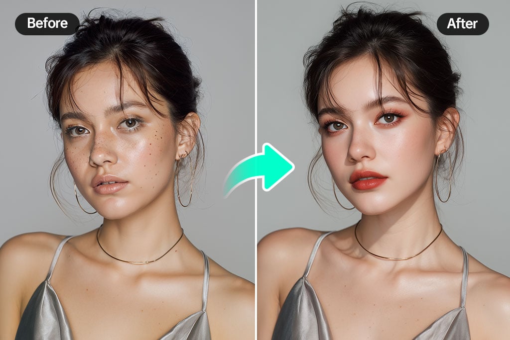 AI Makeup-red