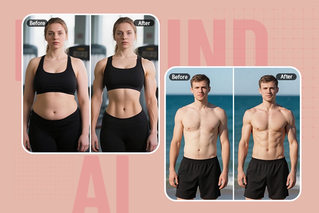 Smart AI Muscle Transformation for All Body Types