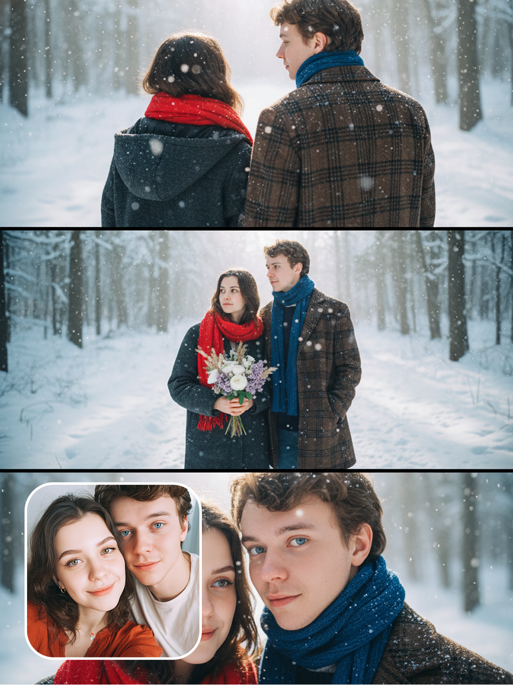 Снежный лес