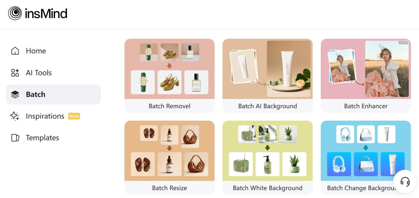 An image illustrating the use of an AI Photo Editor to prepare products for batch listing.