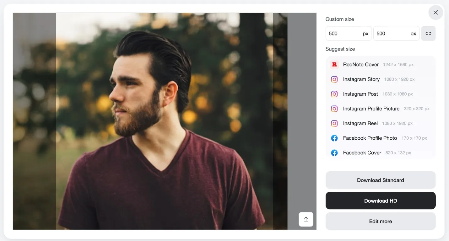 Adjust your image to WhatsApp’s recommended 1:1 or 500x500 size. 