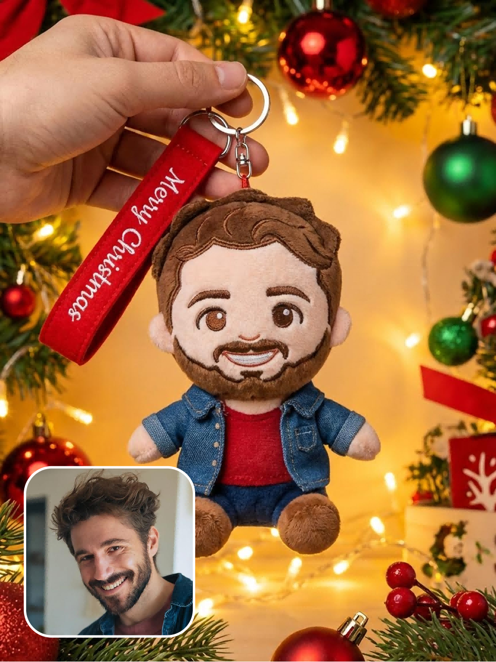 Móc khóa Giáng sinh tùy chỉnh