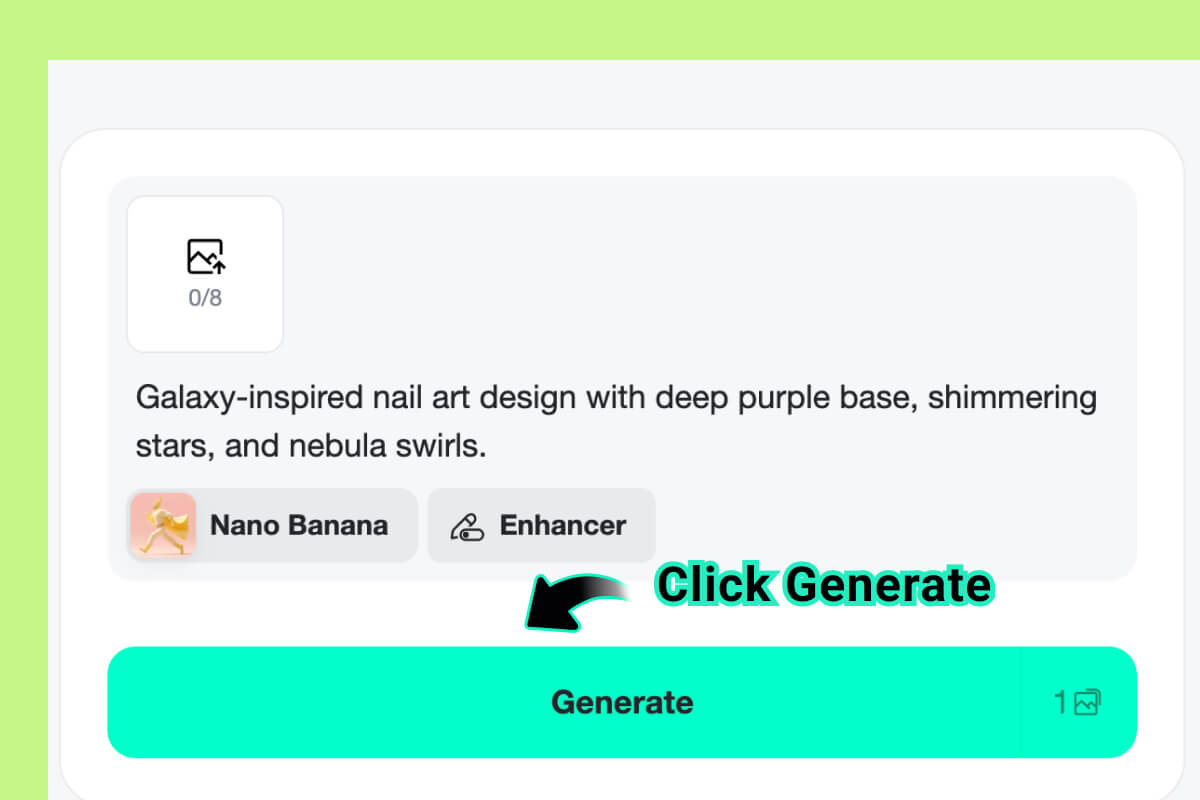 Step 2: Generate Nail Art