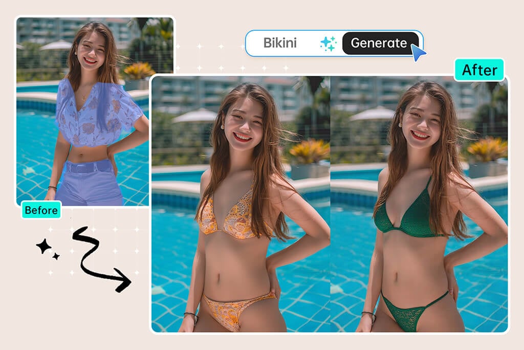 Virtually Try On Bikinis with Your Own Photo
