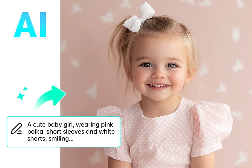 Generate Cute Baby Face from Text with Customization