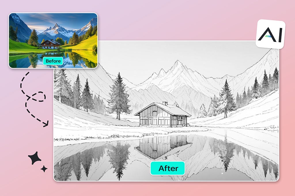 Create Custom Line Art from Landscapes