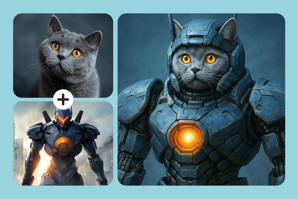 Blend Two Images Online with AI Naturally