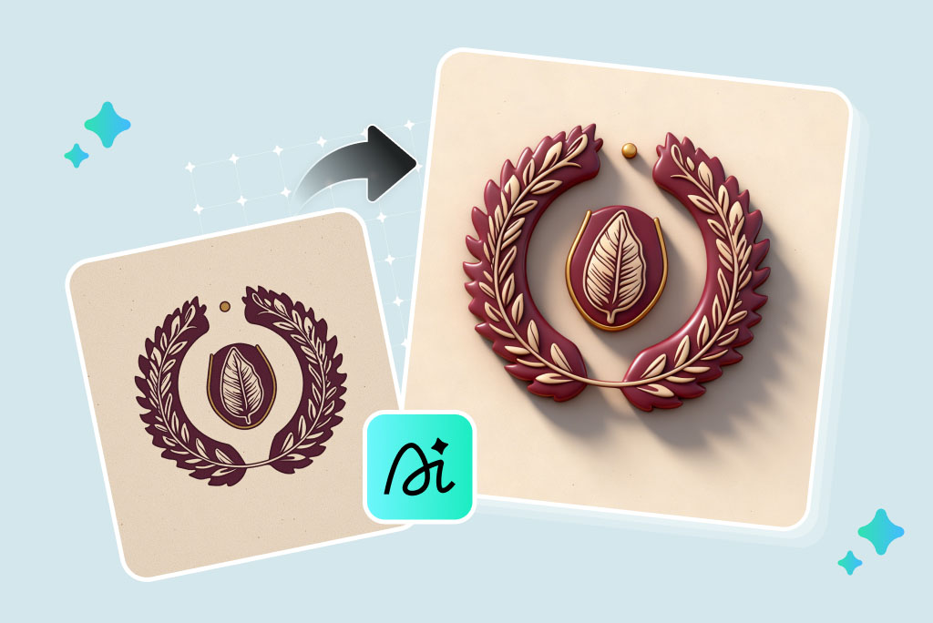 Turn Flat Images into Dynamic 3D Logos