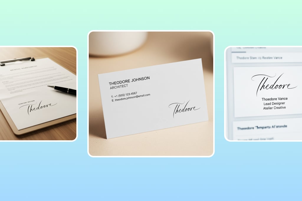 Use Your AI Signature Anywhere You Need