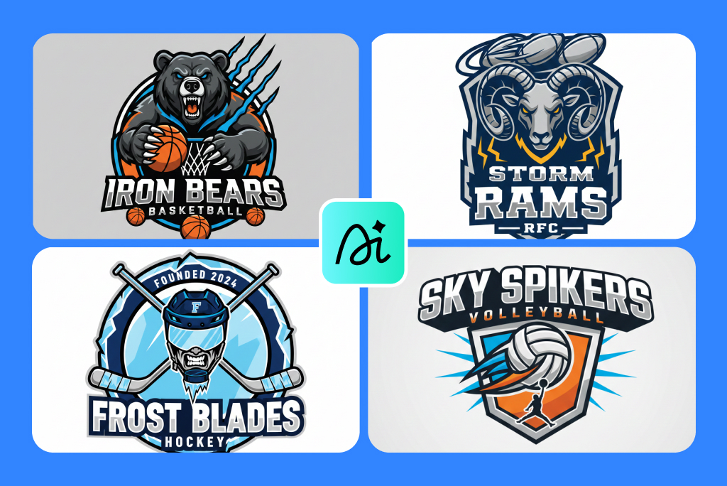 Customize Your Sports Team Logo Design with Flexible Styles Customize Your Sports Team Logo Design with Flexible Styles