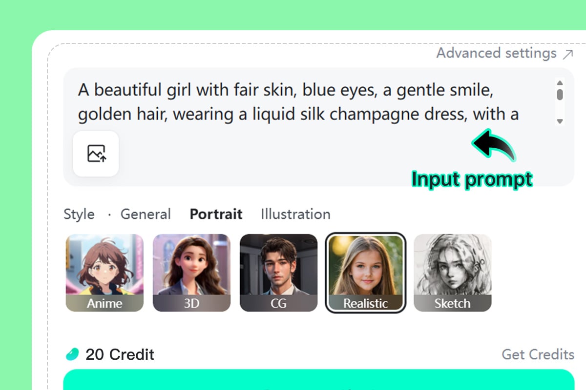 Step 1: Enter Your Prompt