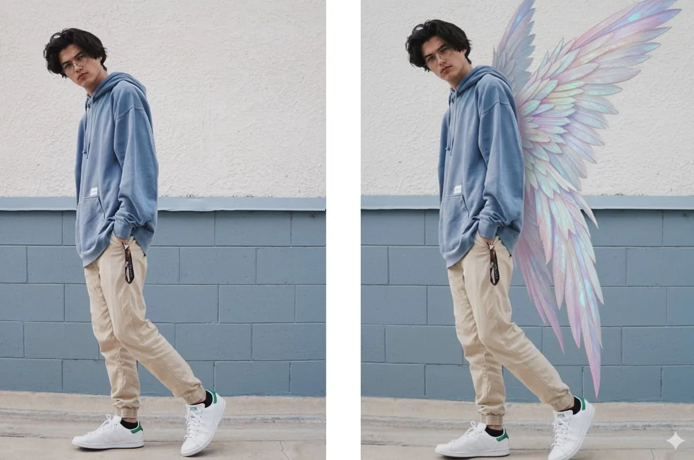 An image of winged images created by nano banana AI prompt