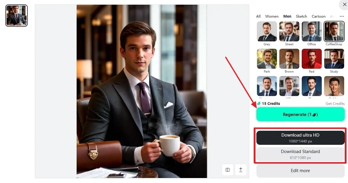 Regenerate Or Download Profile Picture