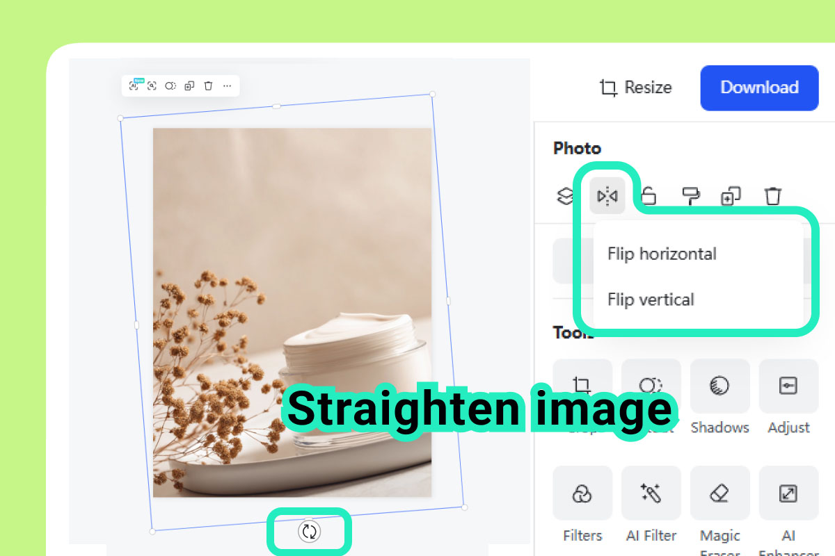 Straighten the Photo