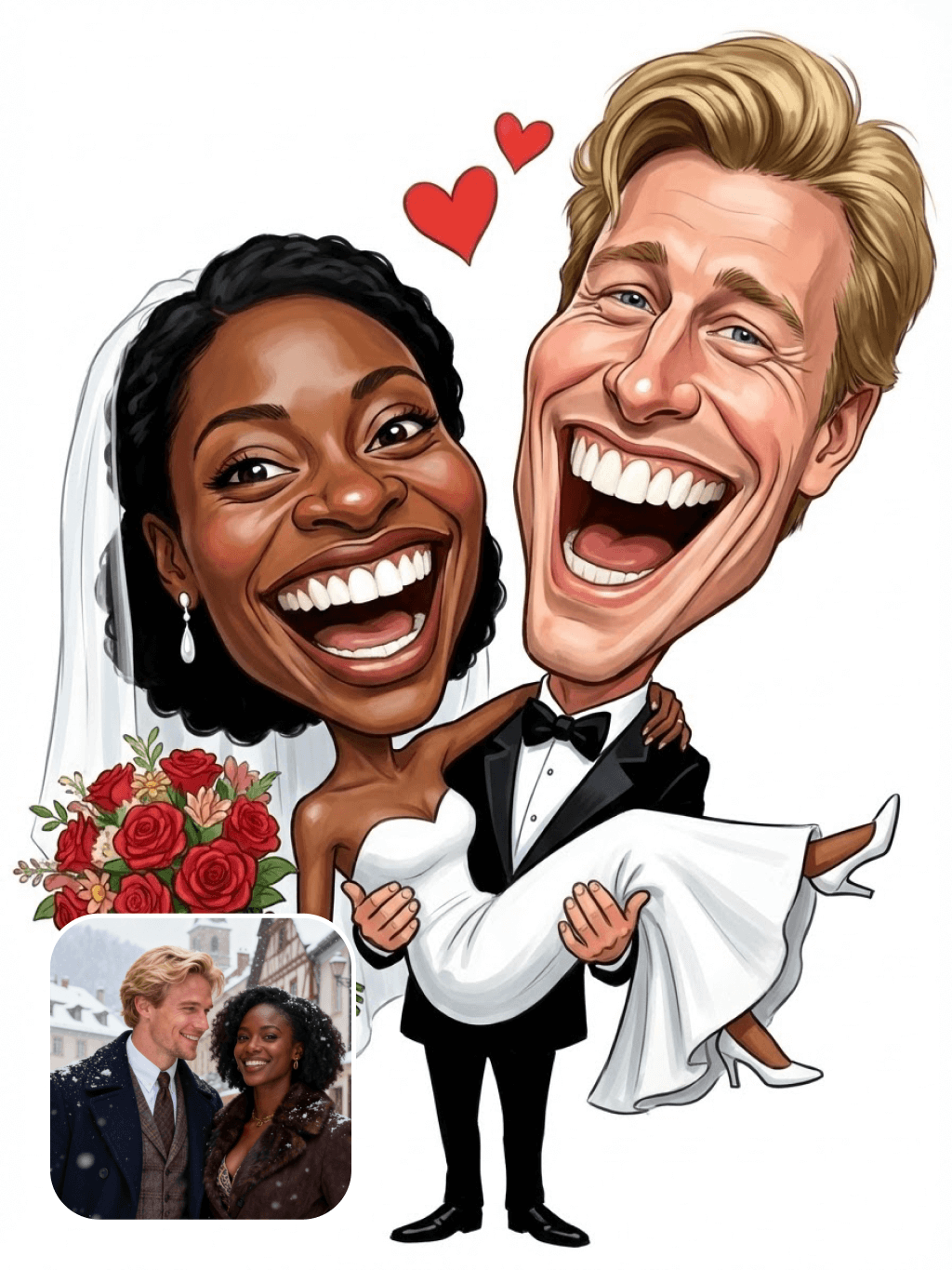 Mariage caricatural