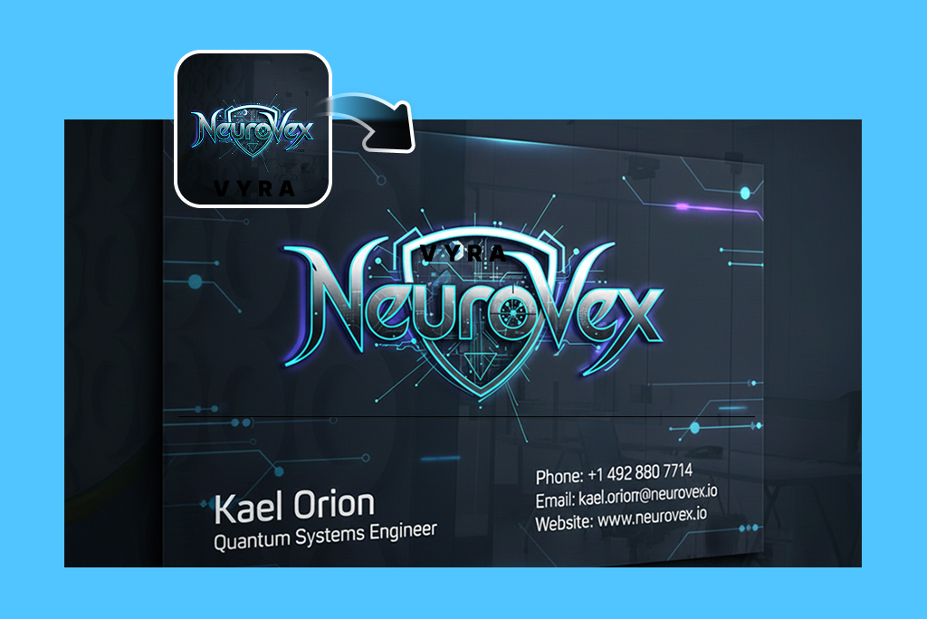 Upload Your Details for a Fully Personalized AI Business Card