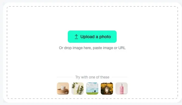 Easily upload images to erase unwanted people, items, or text instantly.