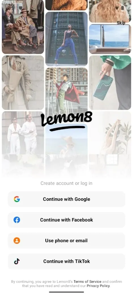 link lemon8 account