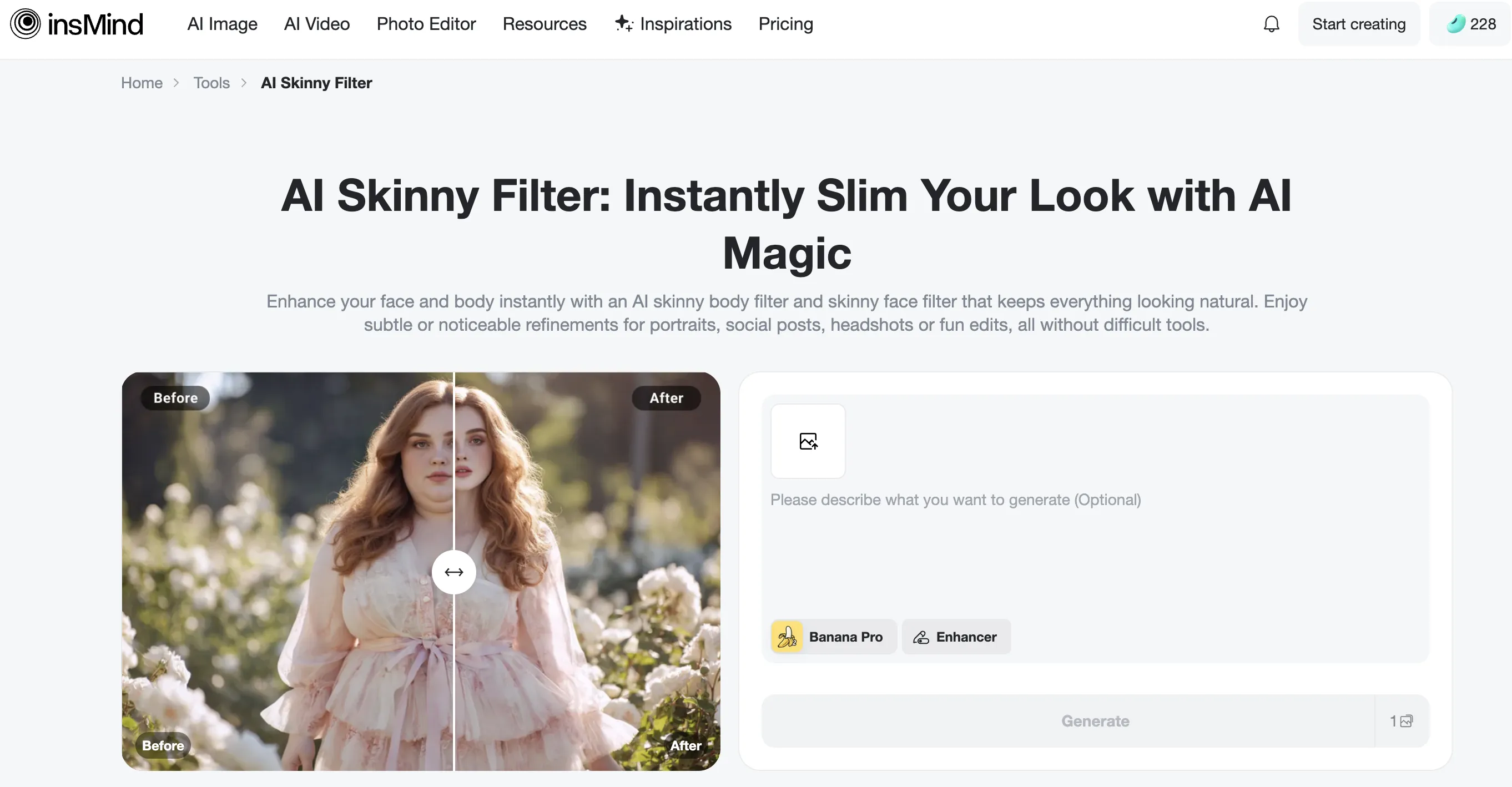 skinny filter interface skinny filter interface
