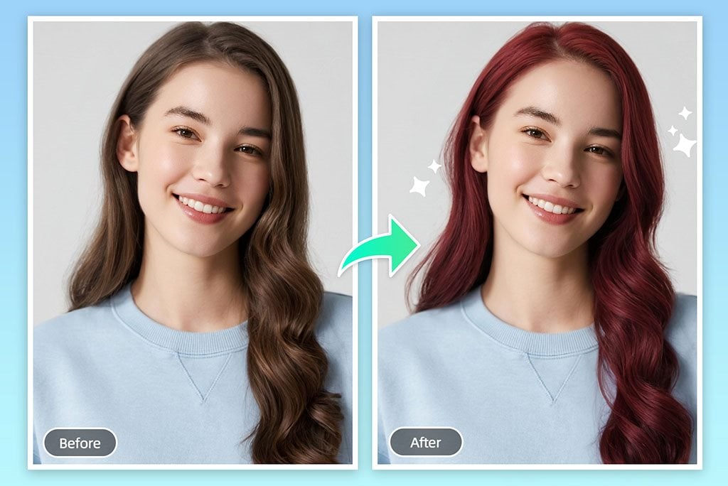 Curly Style With a Change: Make Curls colorful With a Breeze!