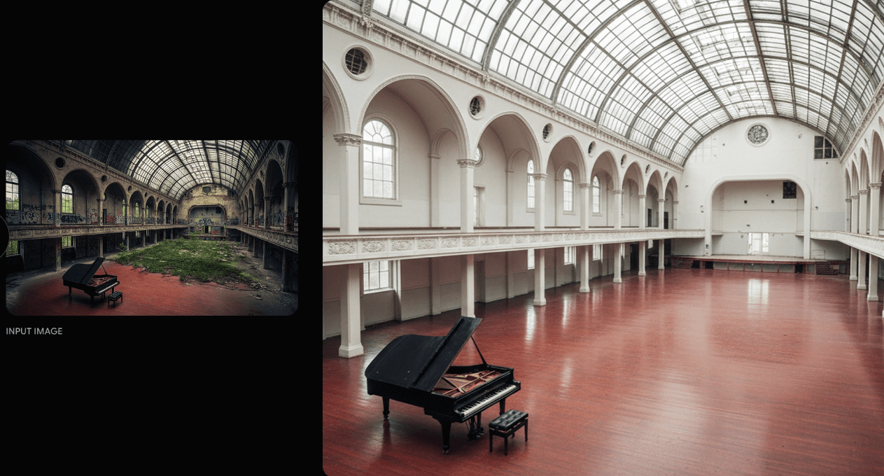 A historical site created by nano banana AI