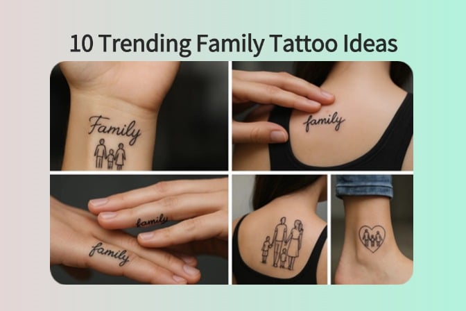 Top 10 Trending Family Tattoo Ideas in 2025