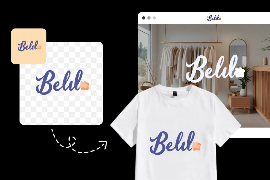 Turn Text to Transparent PNG Background